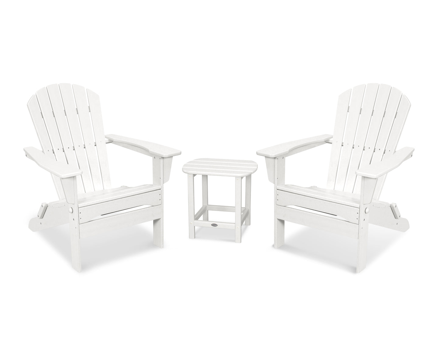 South Beach 3-Piece Folding Adirondack Set