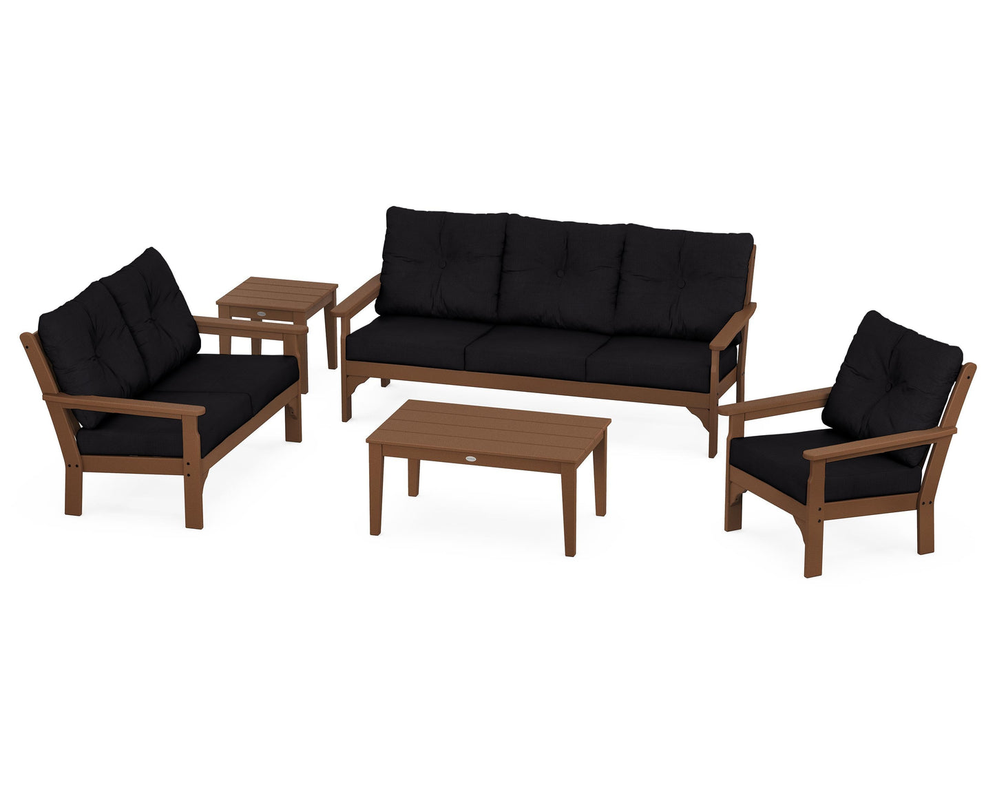 Vineyard 5 Piece Deep Seating Set