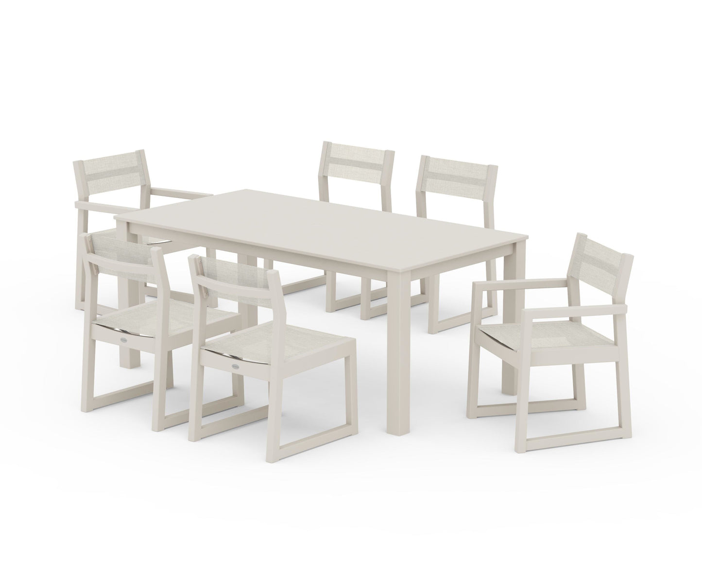EDGE Sling 7-Piece Parsons Dining Set