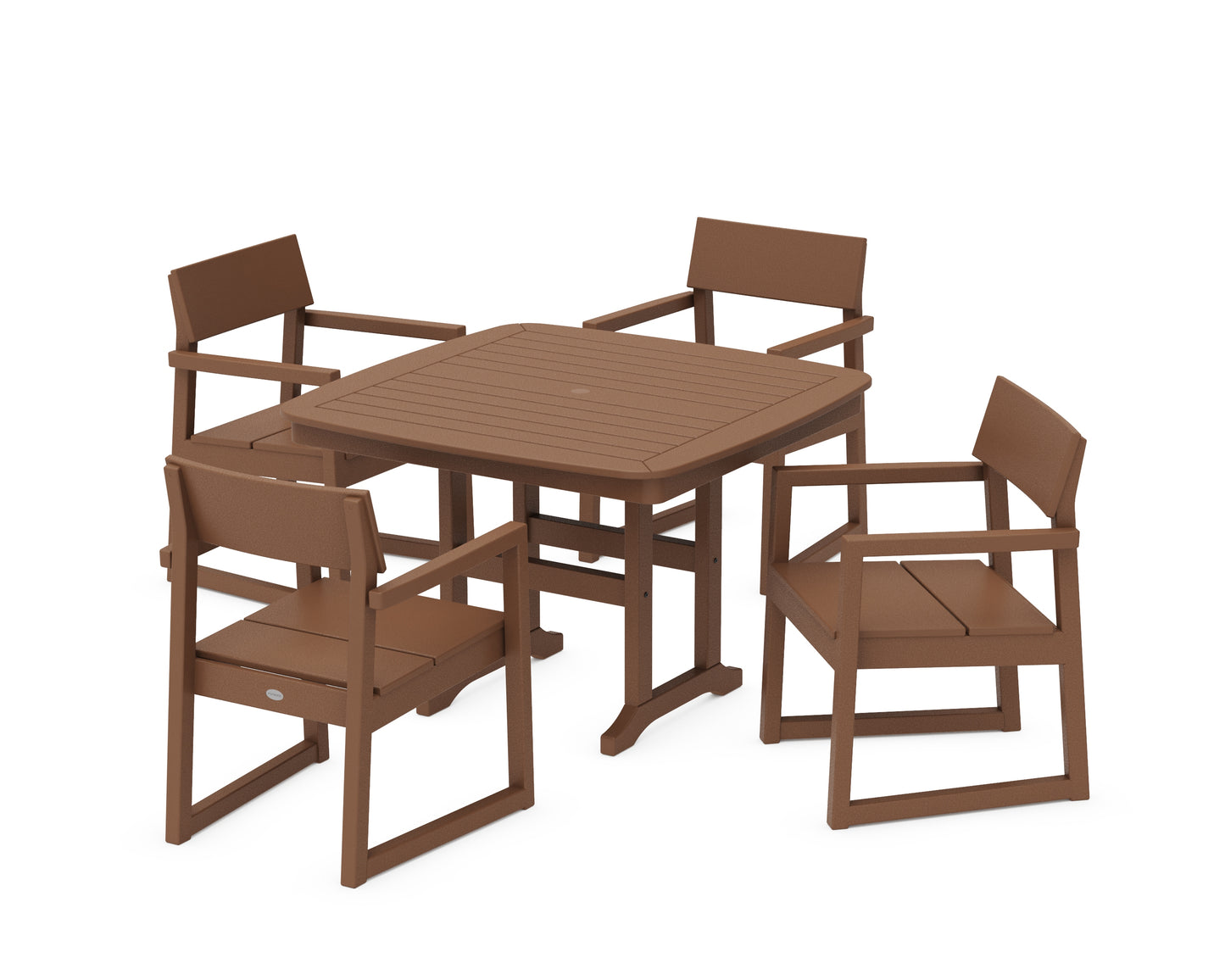 EDGE 5-Piece Dining Set with Trestle Legs