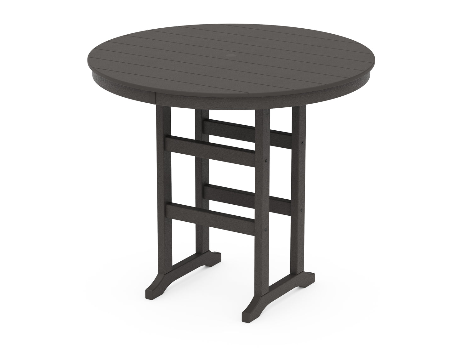 48" Round Farmhouse Bar Table