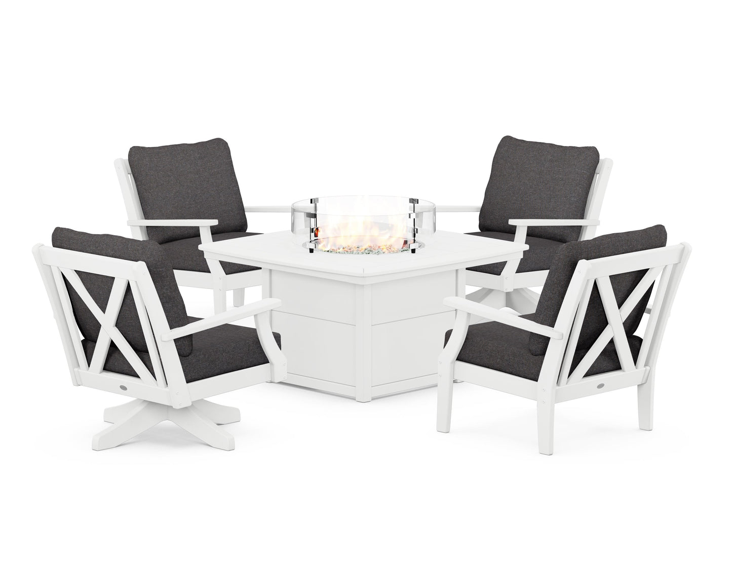 Braxton 5-Piece Deep Seating Set with Fire Table