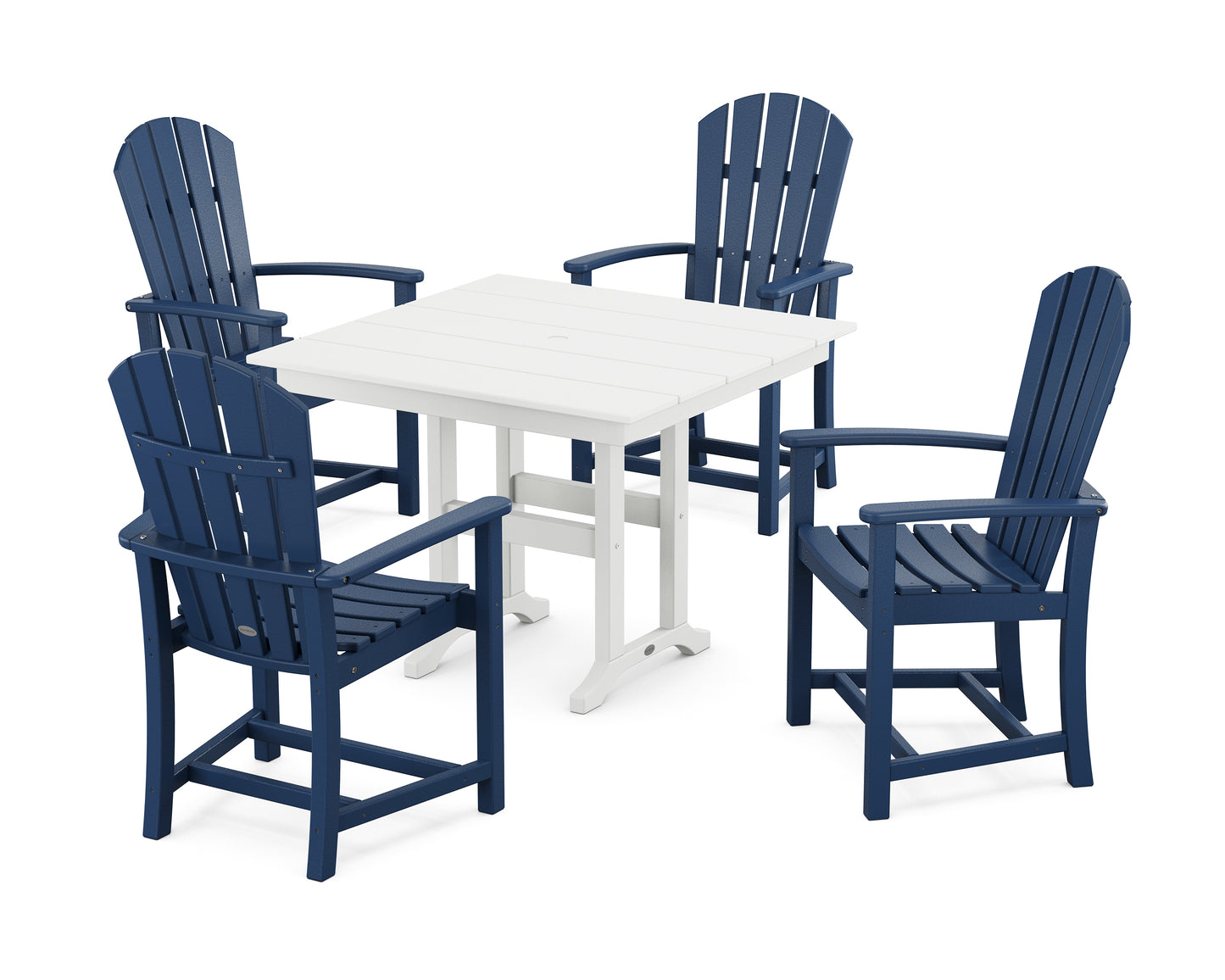 Palm Coast 5-Piece Farmhouse Dining Set