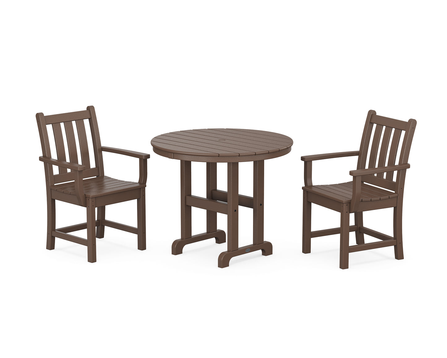 Traditional Garden 3-Piece Round Dining Set