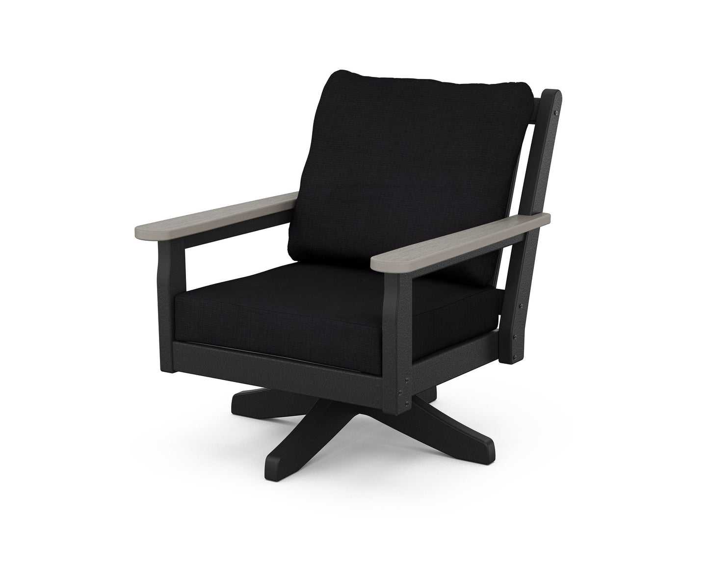 Chippendale Deep Seating Swivel Chair