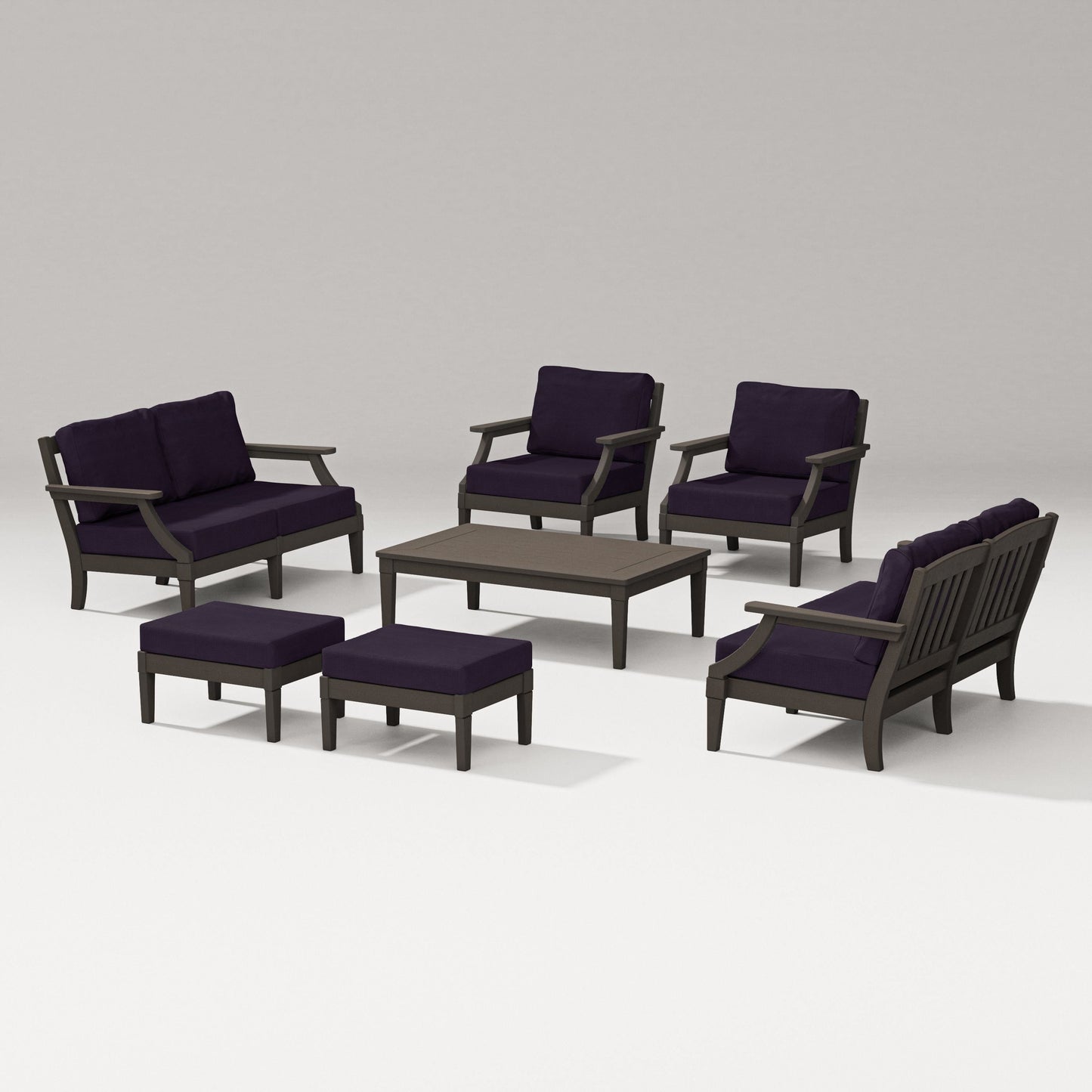 Estate 7-Piece Lounge Loveseat Set