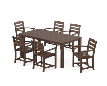 La Casa Cafe Arm Chair 7-Piece Parsons Dining Set