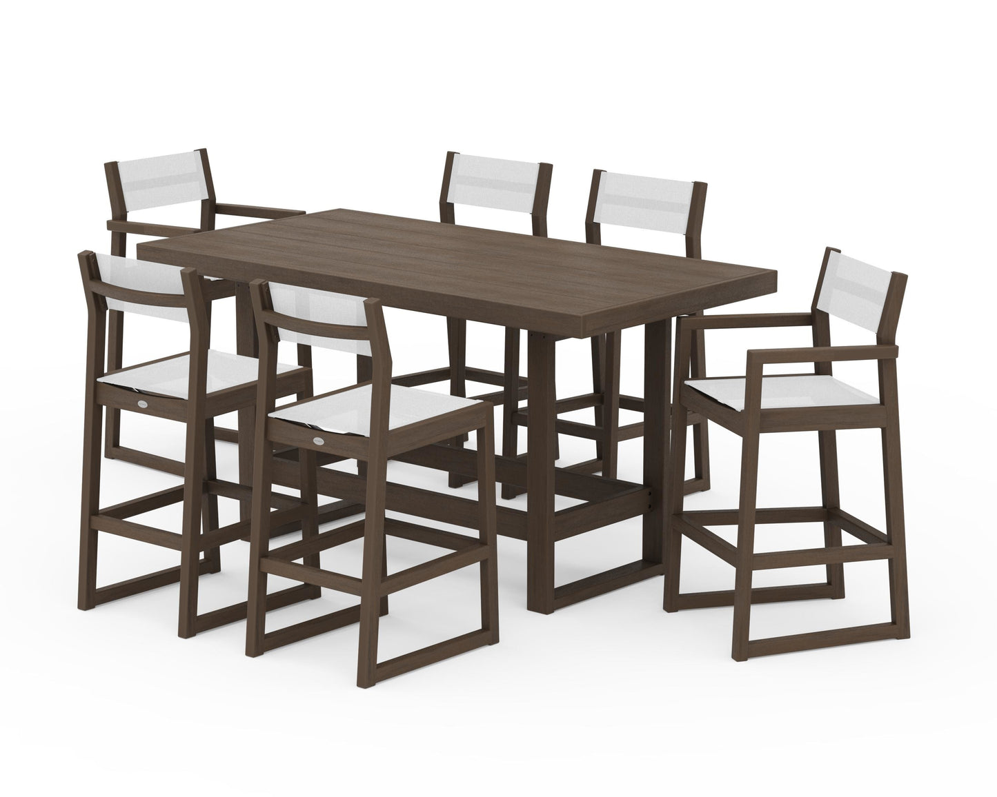 EDGE Sling 7-Piece Bar Table Set
