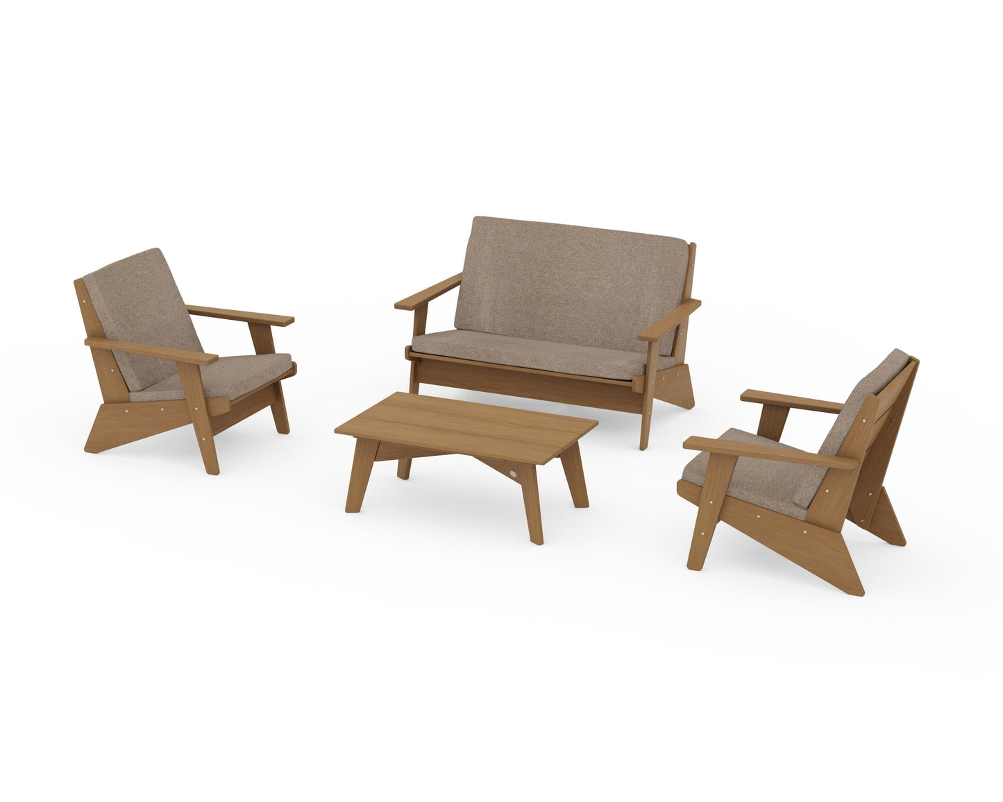 Riviera Modern Lounge 4-Piece Set