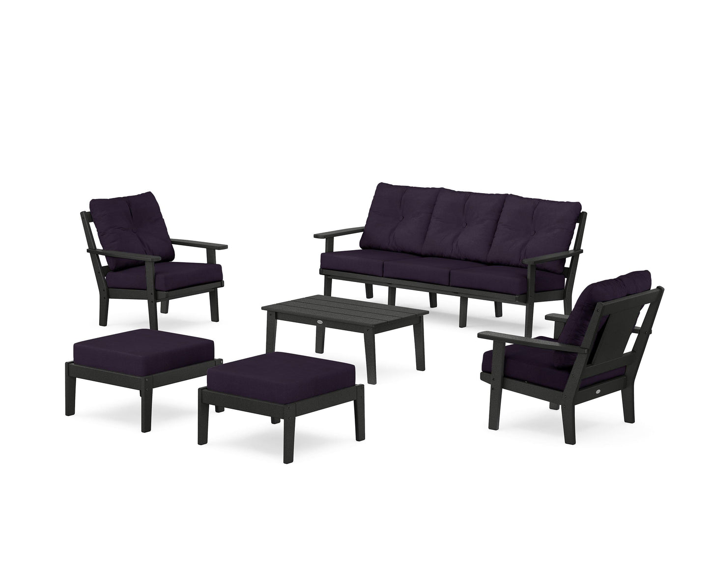 Prairie 6-Piece Lounge Sofa Set