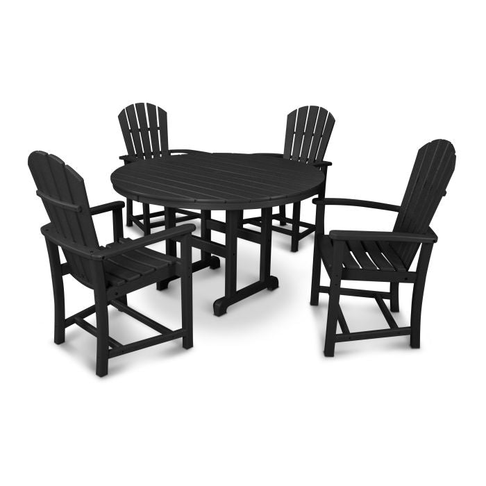 Palm Coast 5-Piece Round Farmhouse Dining Set