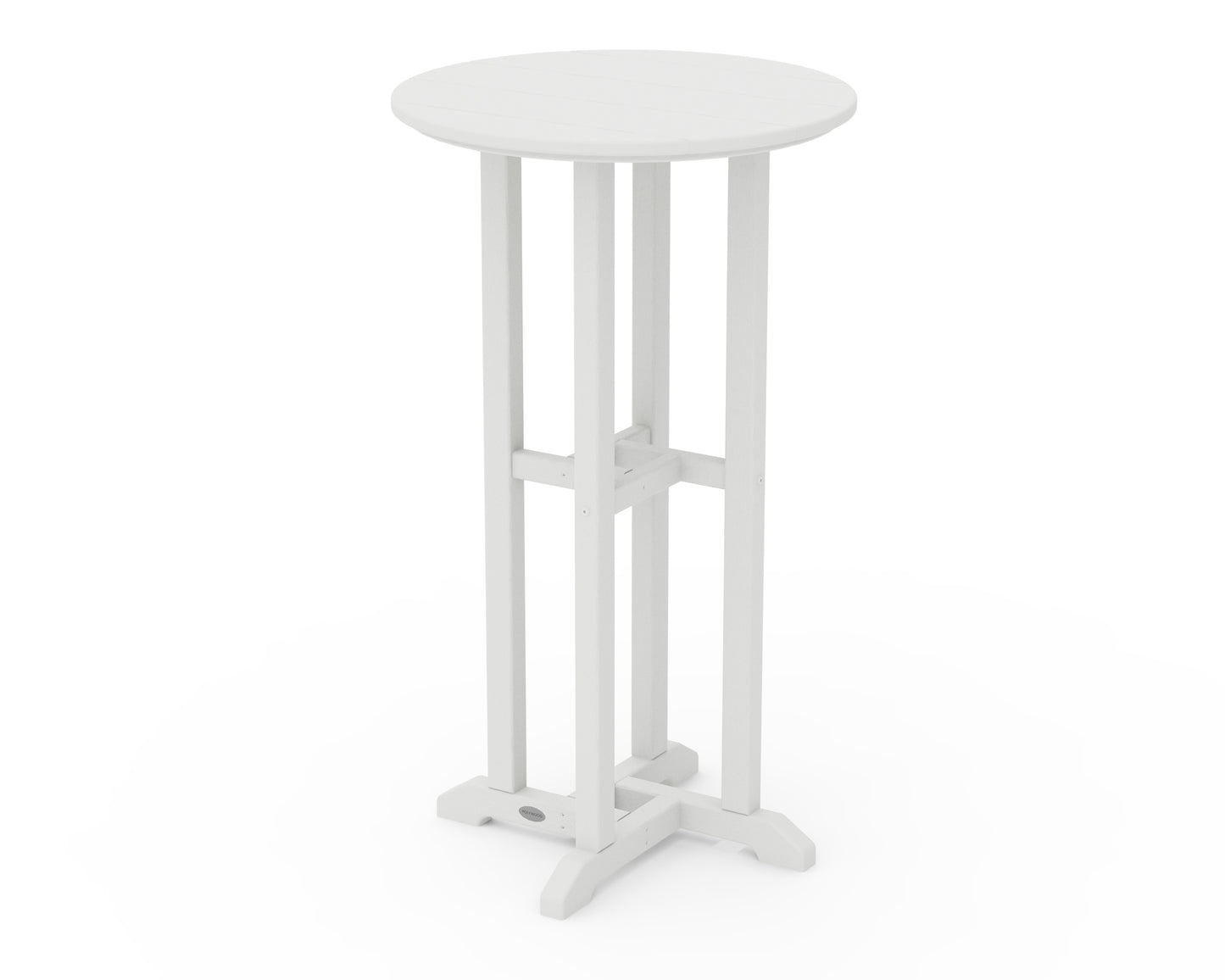 24" Round Farmhouse Bar Bistro Table