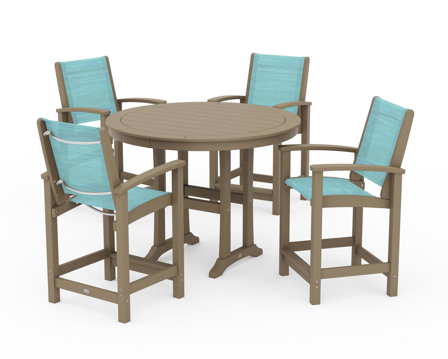 Coastal 5-Piece Counter Set