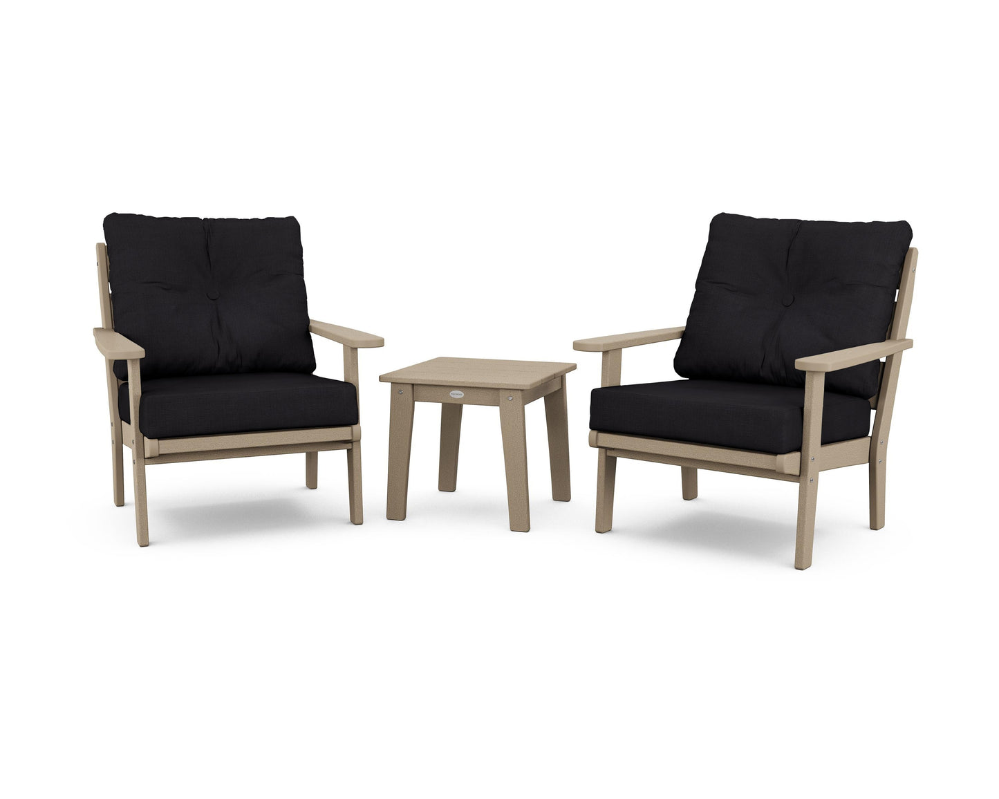 Lakeside 3-Piece Deep Seating Chair Set