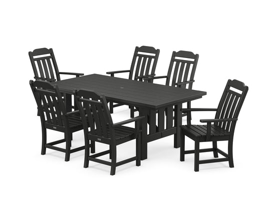 Country Living Arm Chair 7-Piece Mission Dining Set