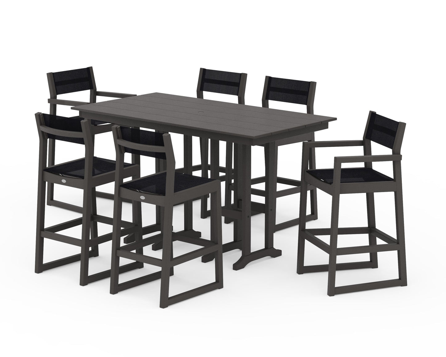 EDGE Sling 7-Piece Farmhouse Bar Set