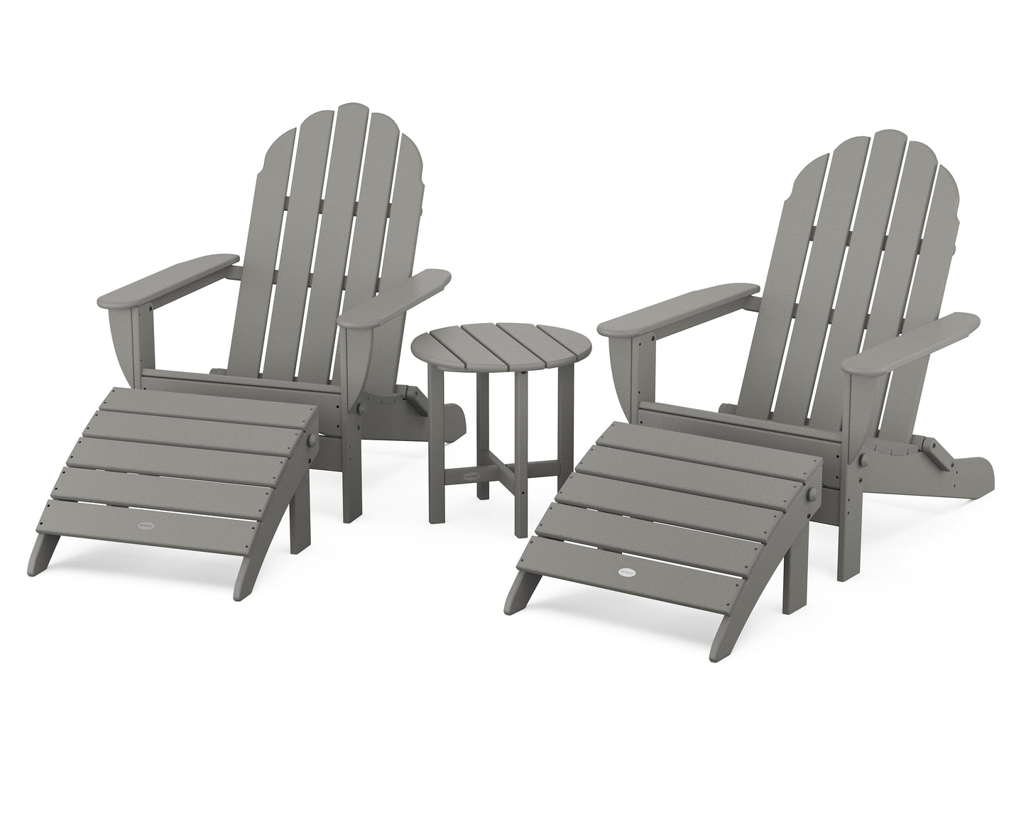 Classic Oversized Adirondack 5-Piece Casual Set