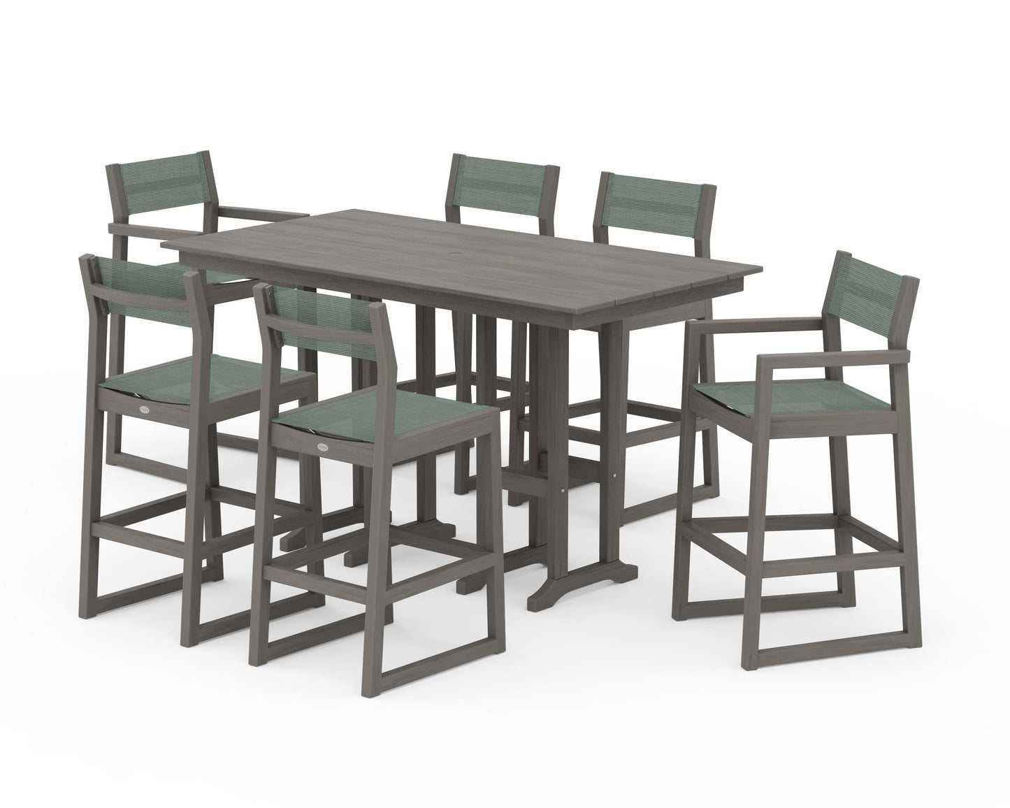 EDGE Sling 7-Piece Farmhouse Bar Set