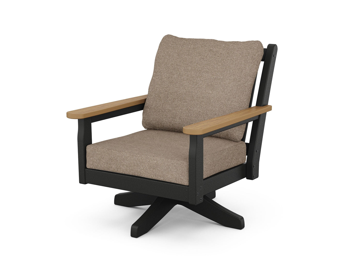 Chippendale Deep Seating Swivel Chair