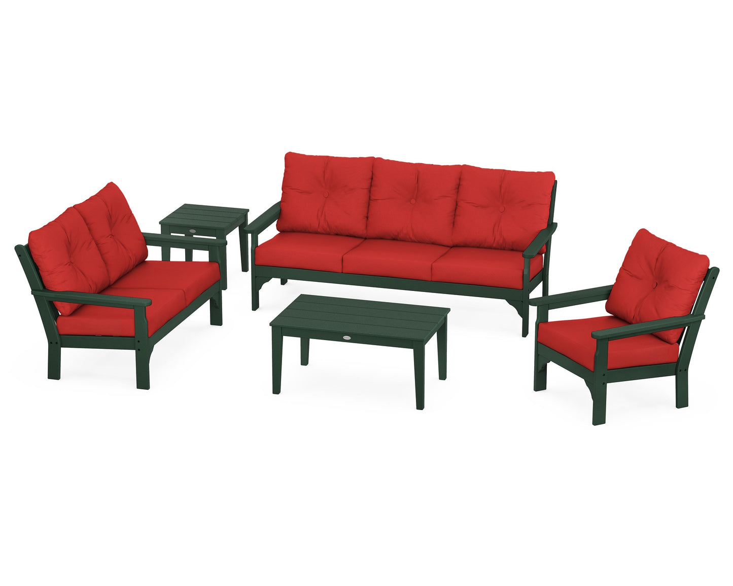 Vineyard 5 Piece Deep Seating Set