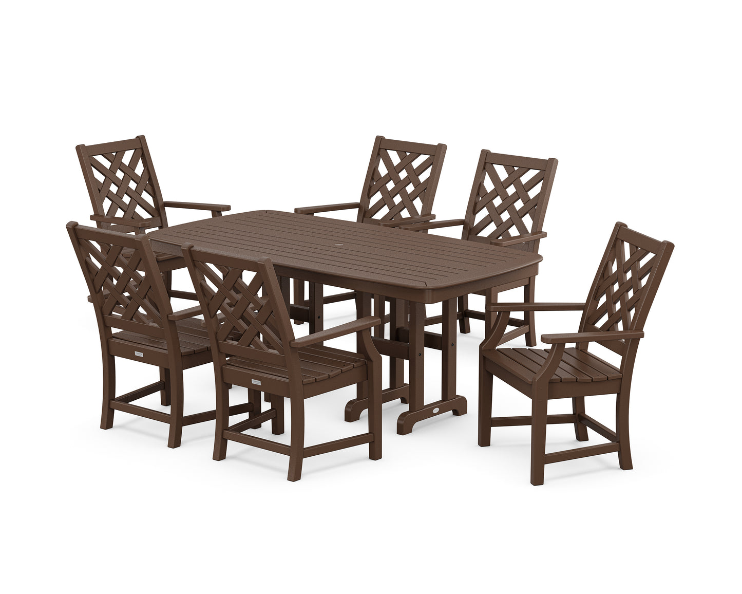 Wovendale Arm Chair 7-Piece Dining Set