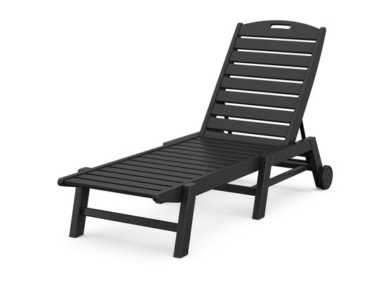 Nautical Chaise with Wheels