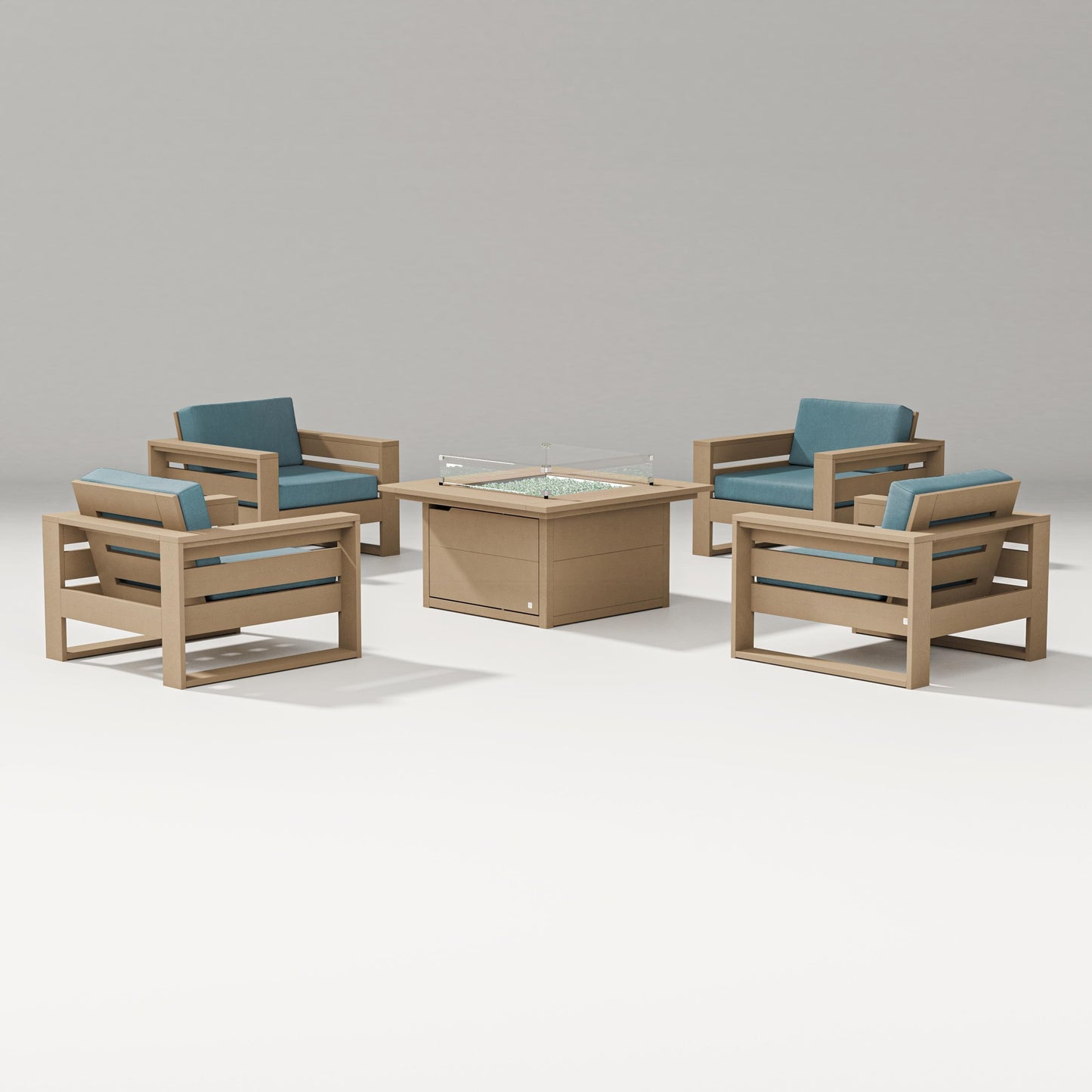 Latitude 5-Piece Lounge Fire Table Set