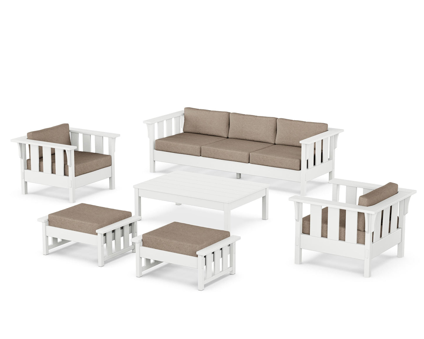 Acadia 6-Piece Lounge Sofa Set
