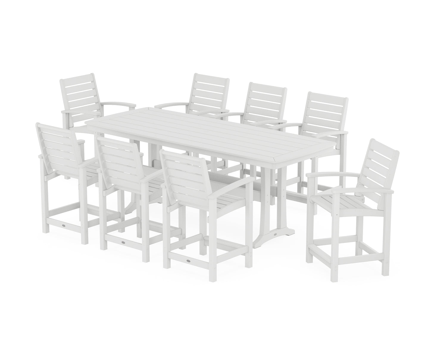 Signature 9-Piece Counter Set with Trestle Legs