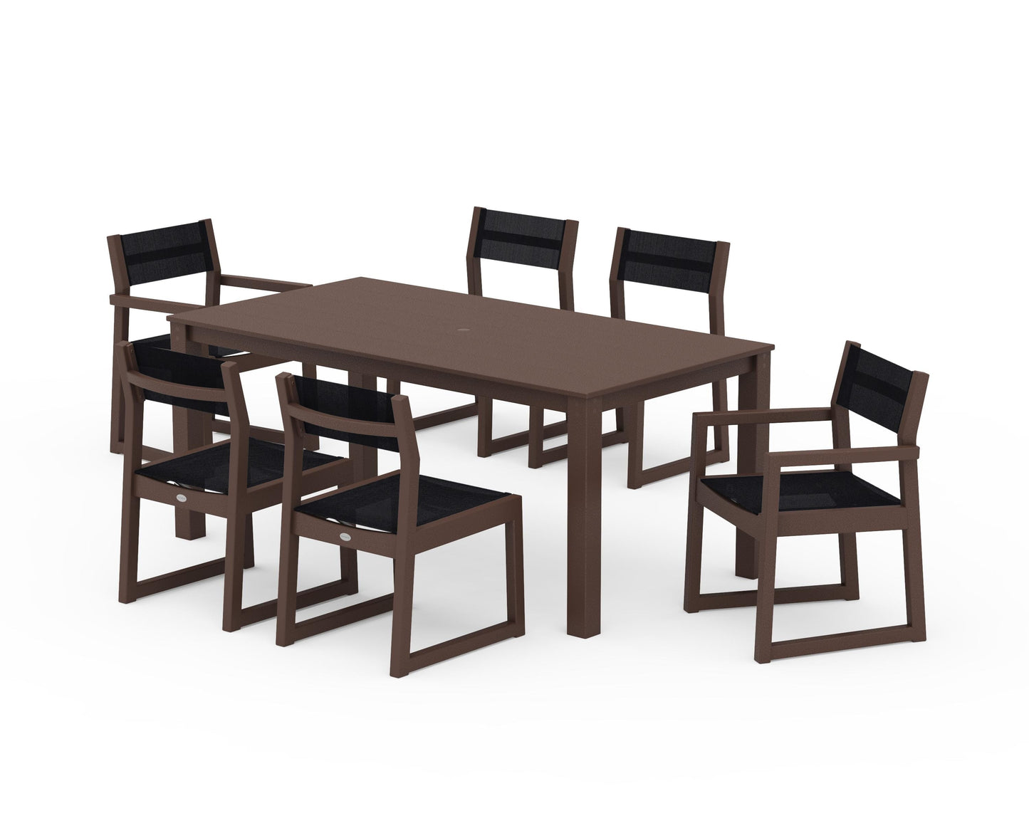 EDGE Sling 7-Piece Parsons Dining Set
