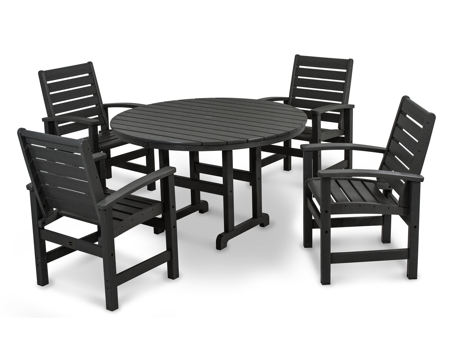 Signature 5-Piece Round Farmhouse Dining Set