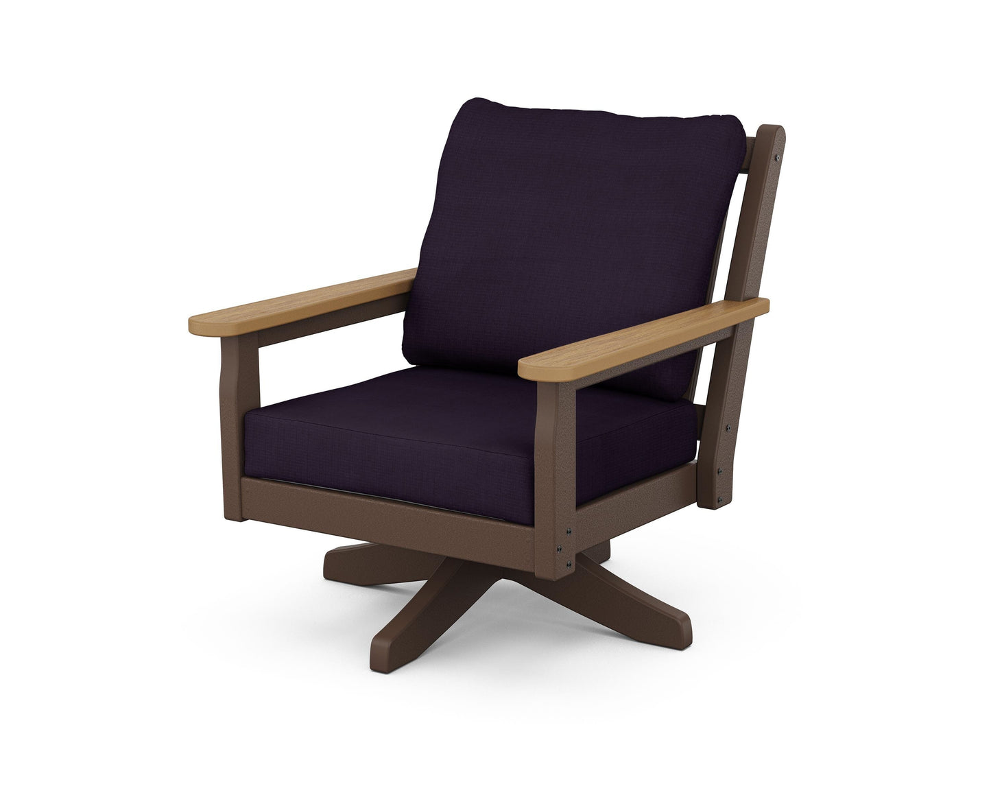 Chippendale Deep Seating Swivel Chair