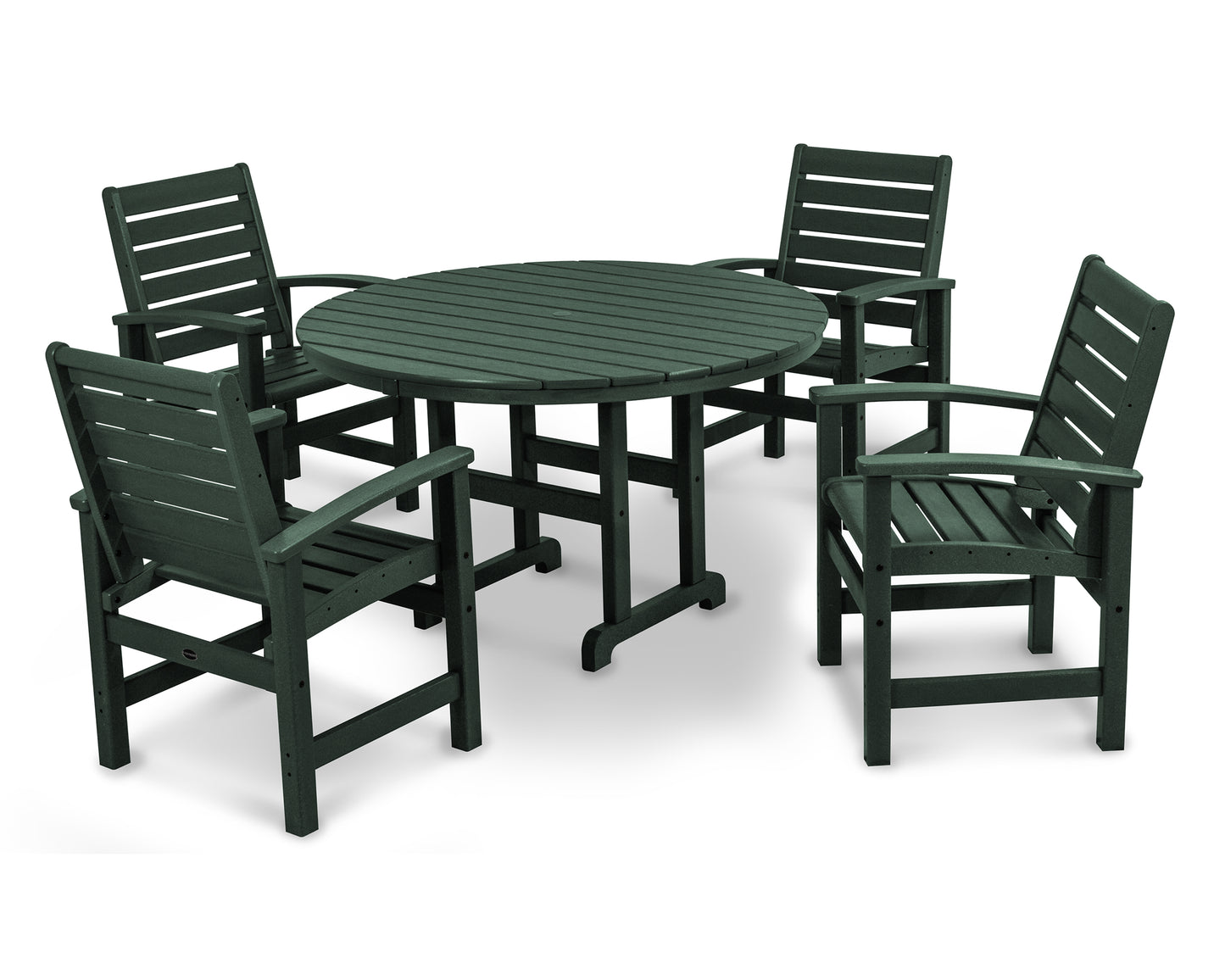 Signature 5-Piece Round Farmhouse Dining Set