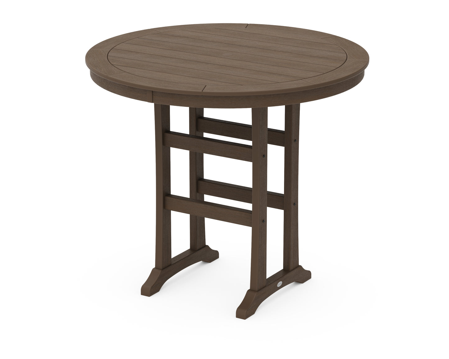 Nautical Trestle 48" Round Bar Table