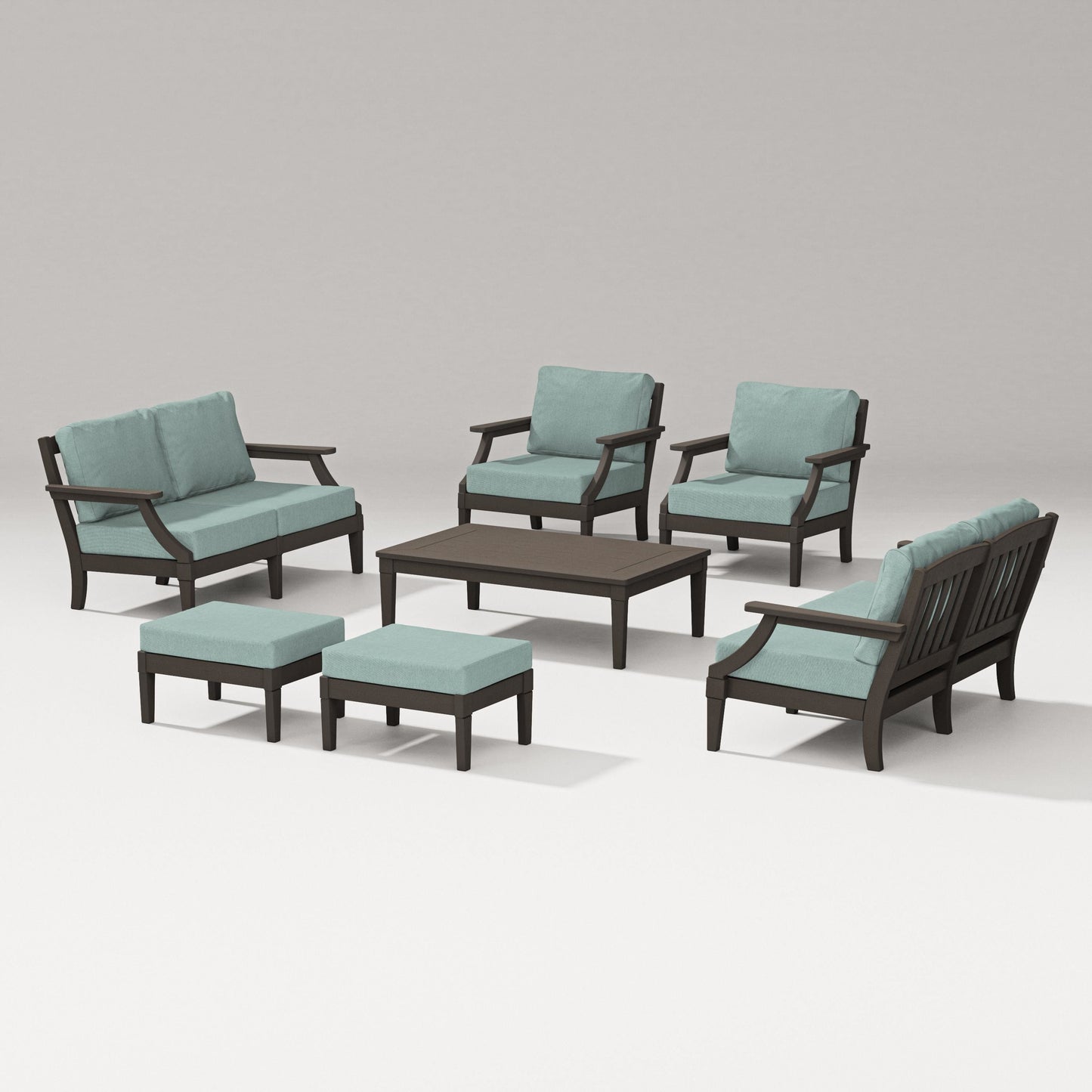 Estate 7-Piece Lounge Loveseat Set