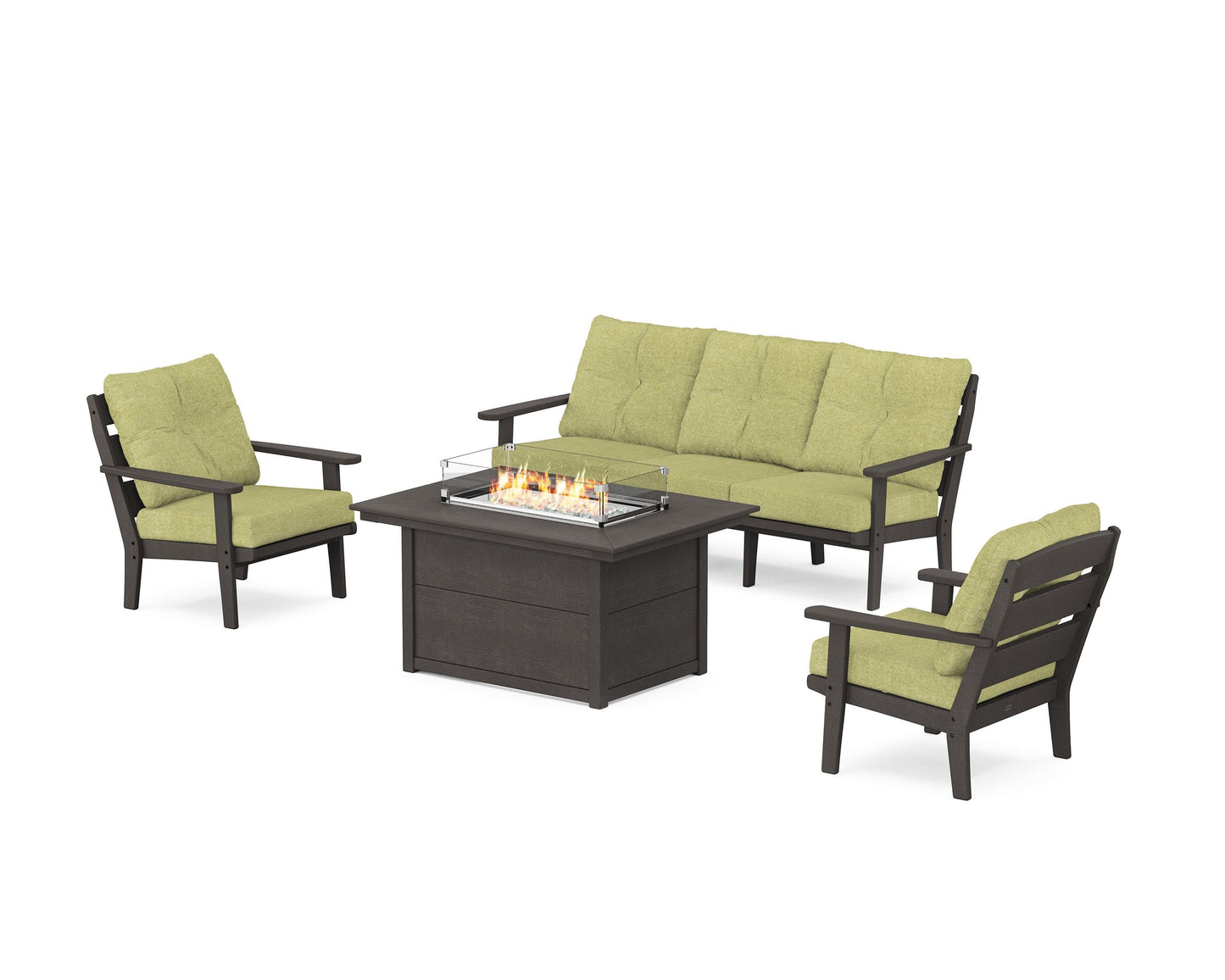 Lakeside Deep Seating Fire Pit Table Set