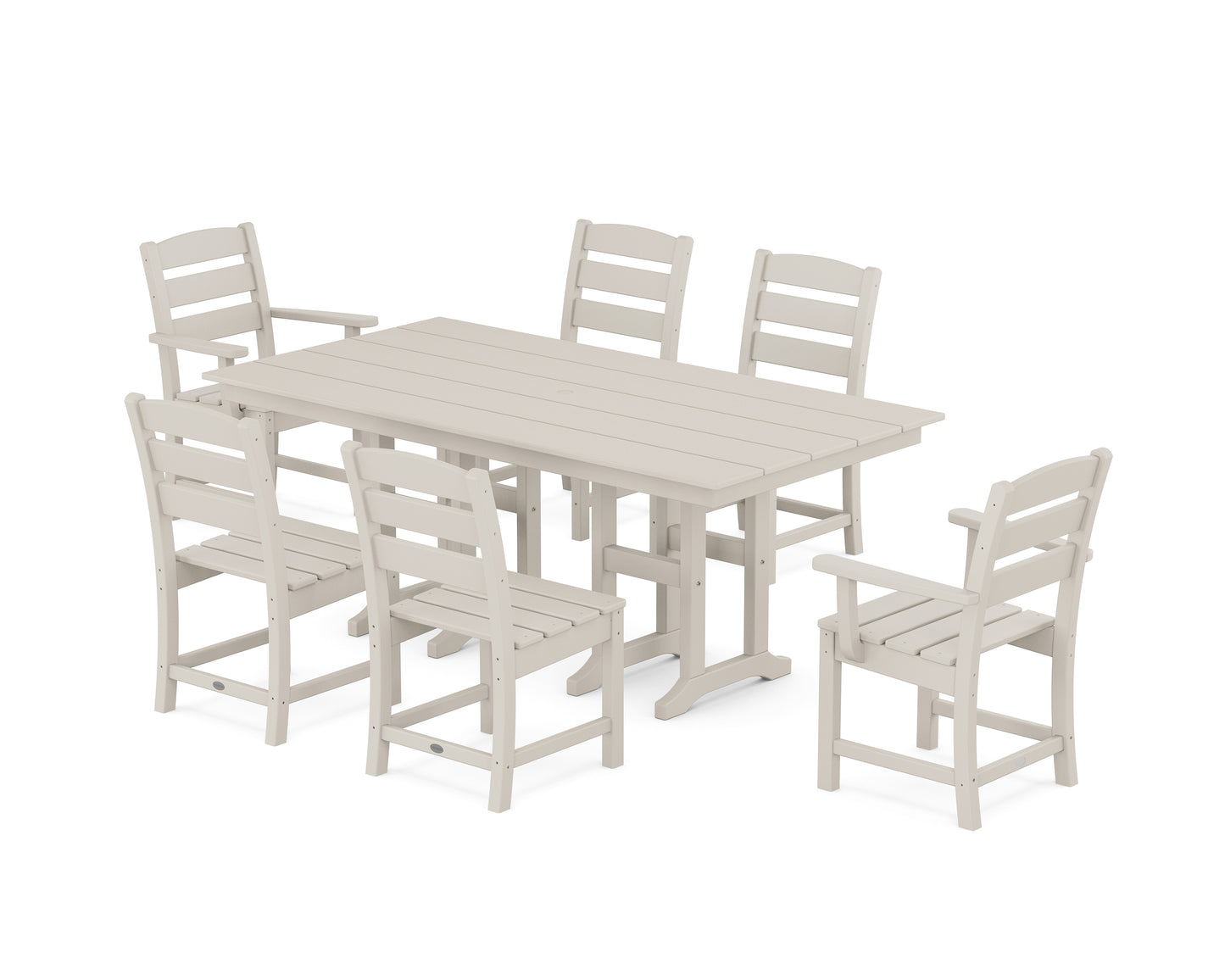 Lakeside 7-Piece Farmhouse Dining Set