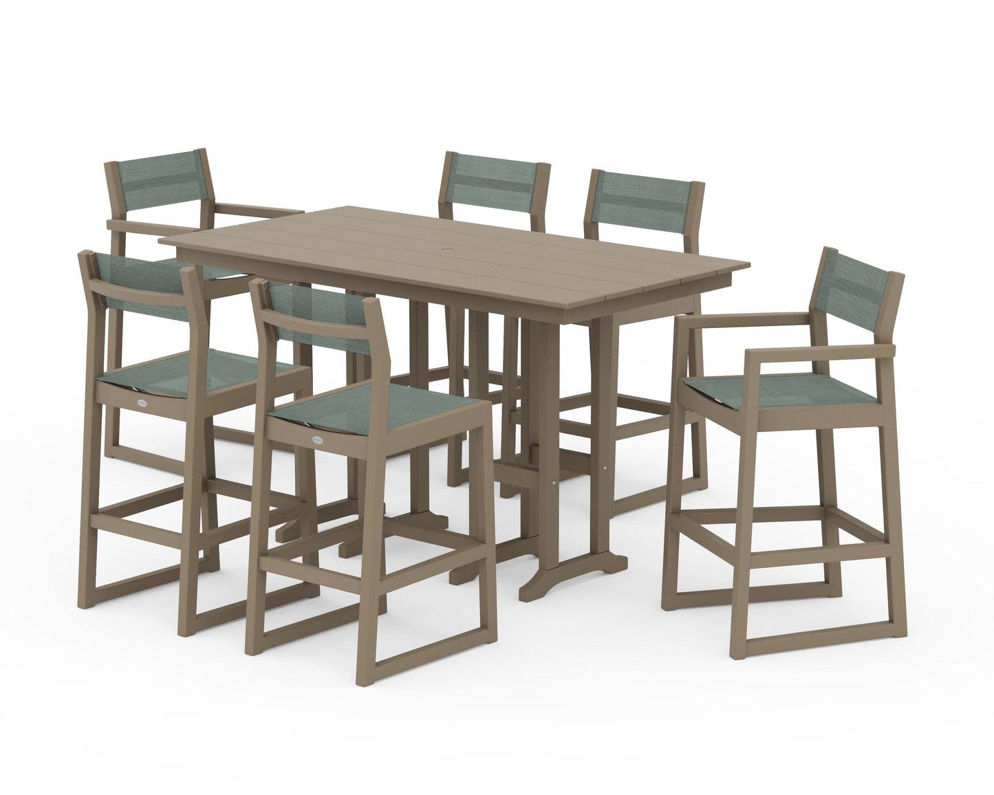EDGE Sling 7-Piece Farmhouse Bar Set