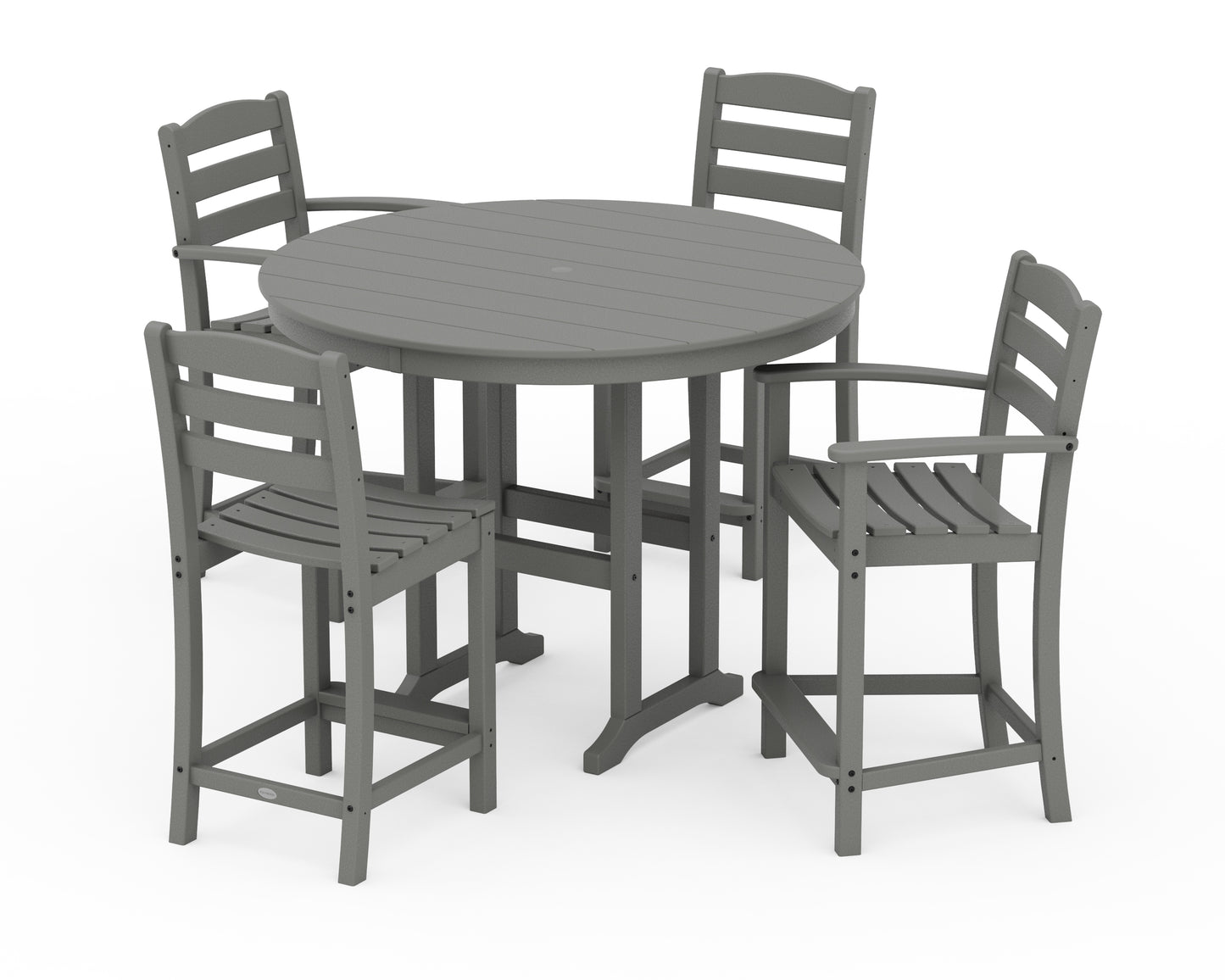 La Casa CafÃ© 5-Piece Round Farmhouse Counter Dining Set