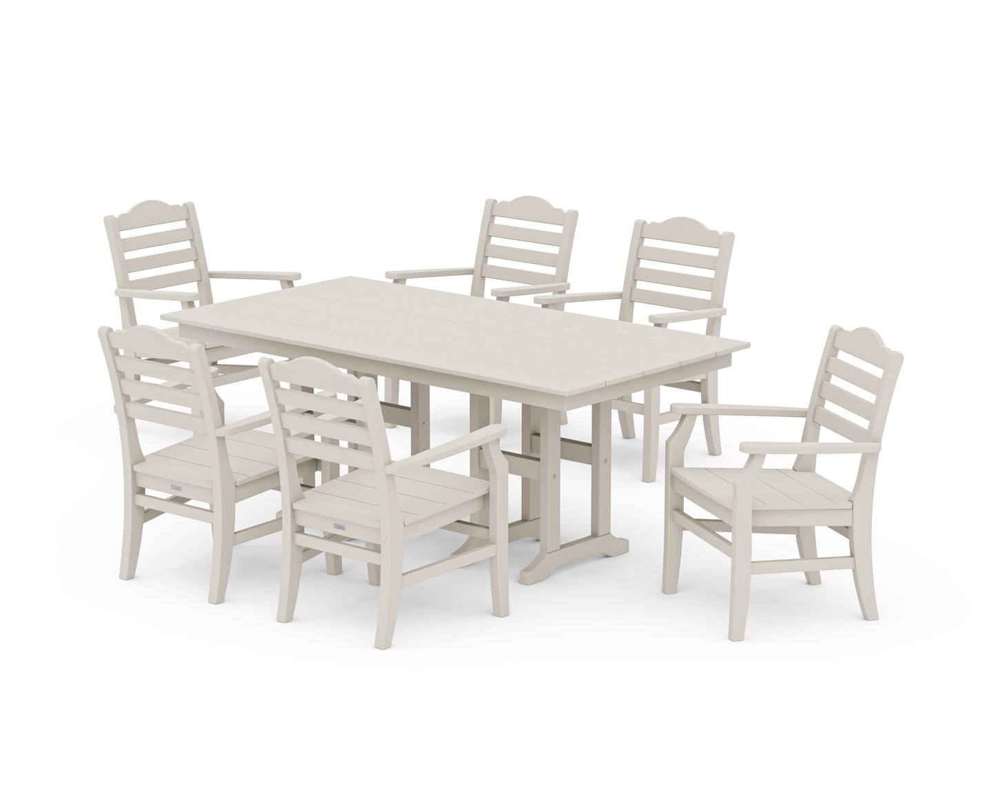 Savannah Arm Chair 7-Piece Farmhouse Dining Set