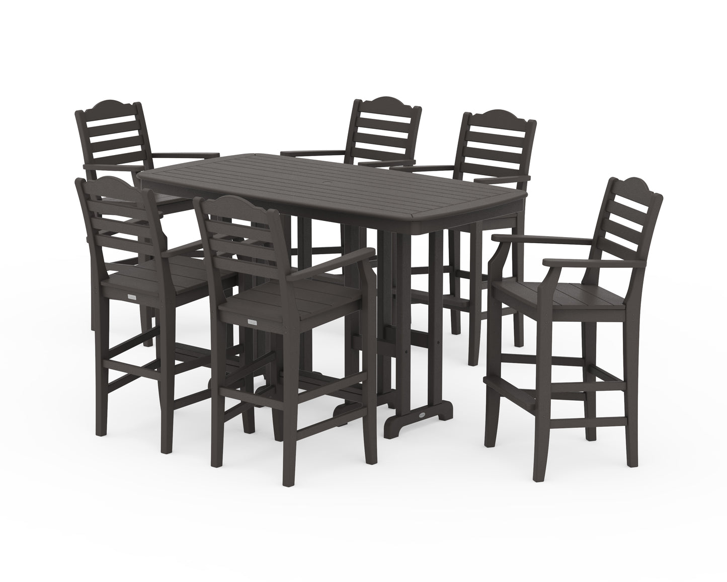 Savannah Arm Chair 7-Piece Bar Set