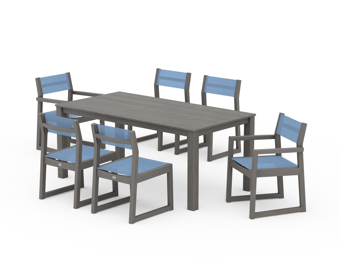 EDGE Sling 7-Piece Parsons Dining Set
