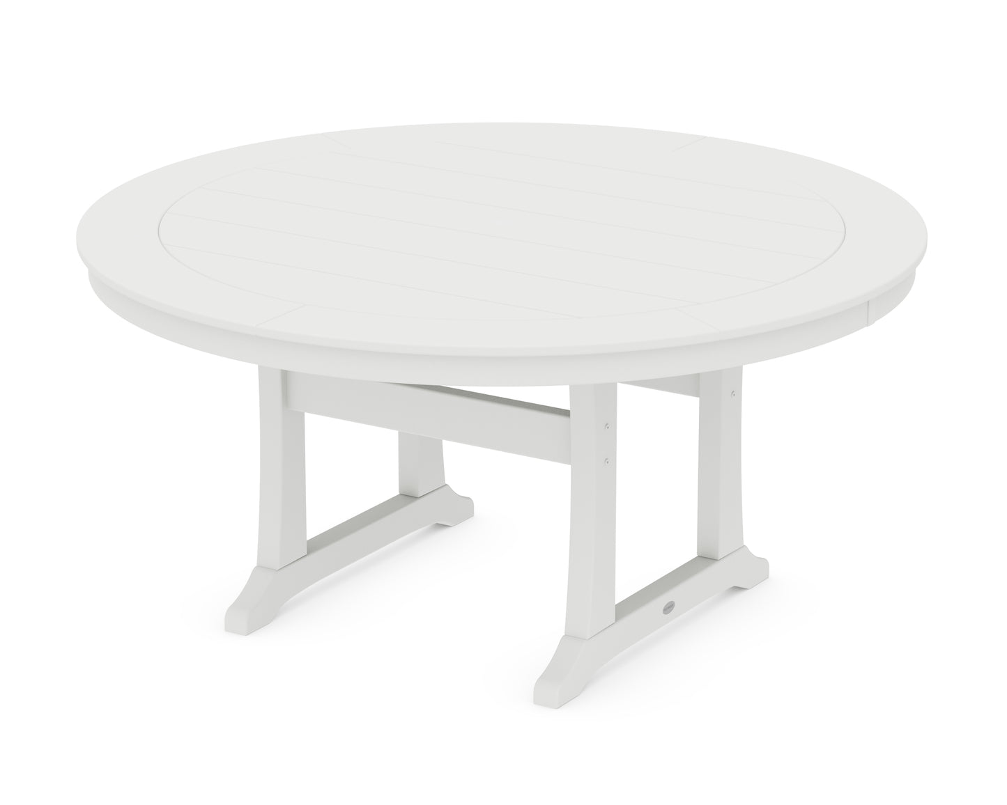 Nautical Trestle 60" Round Dining Table