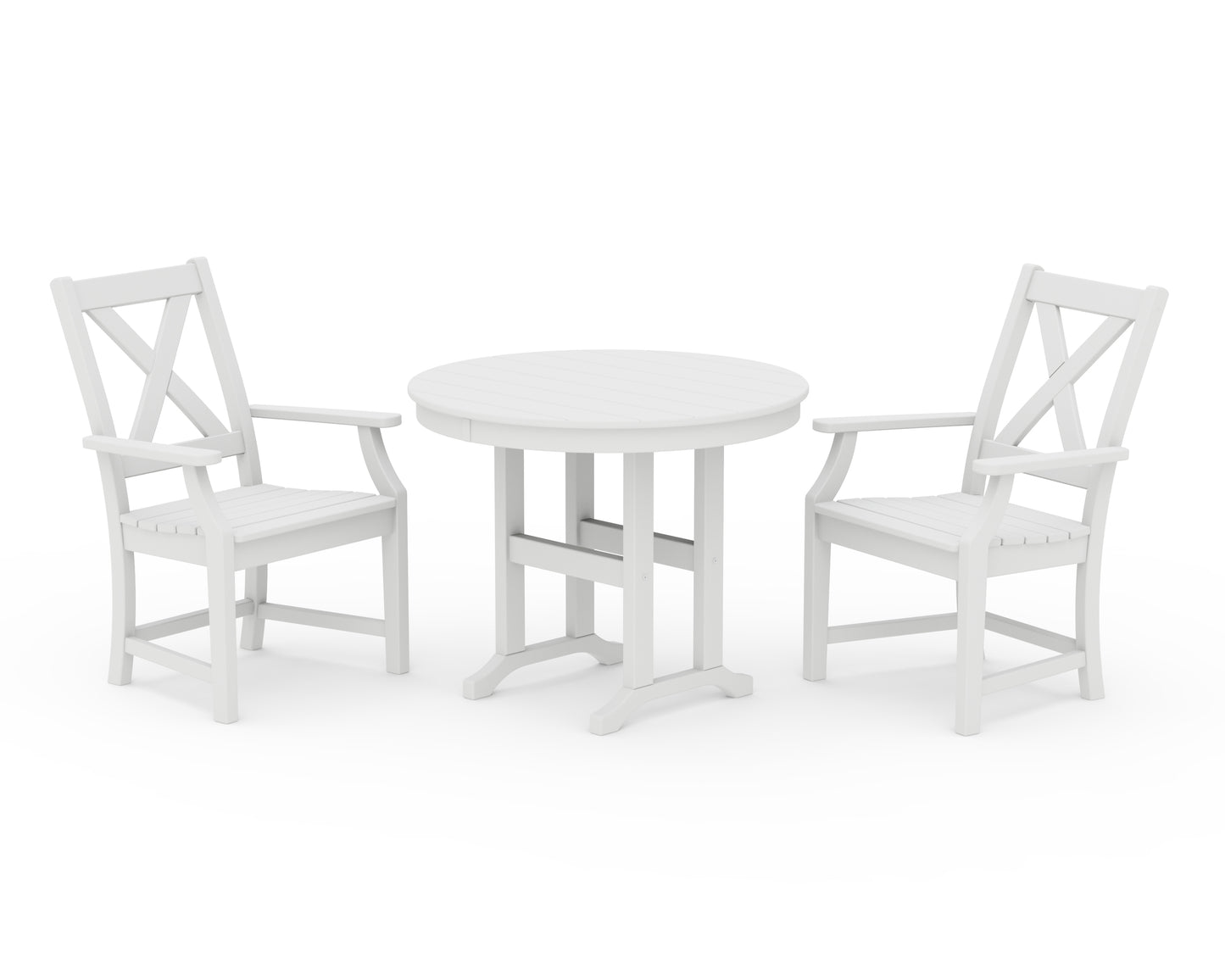 Braxton 3-Piece Round Dining Set