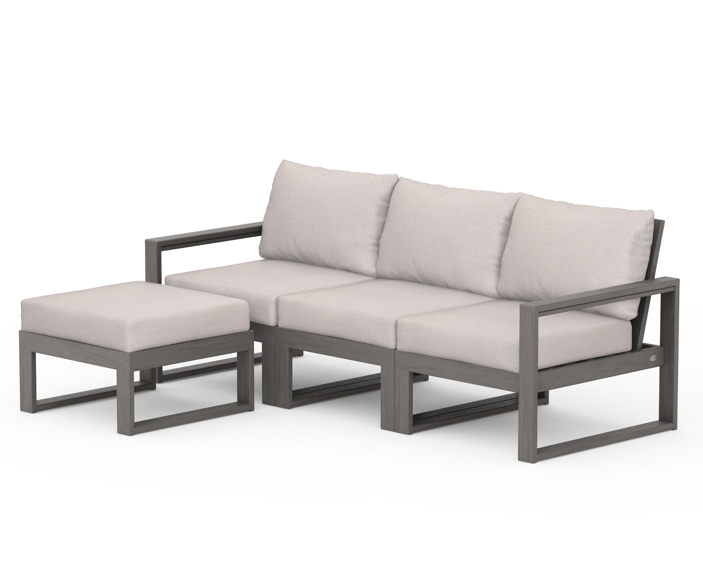 EDGE 4-Piece Modular Deep Seating Set with Ottoman