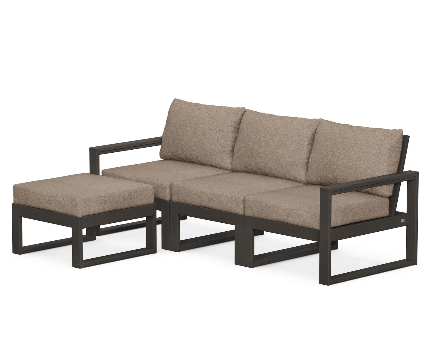 EDGE 4-Piece Modular Deep Seating Set with Ottoman