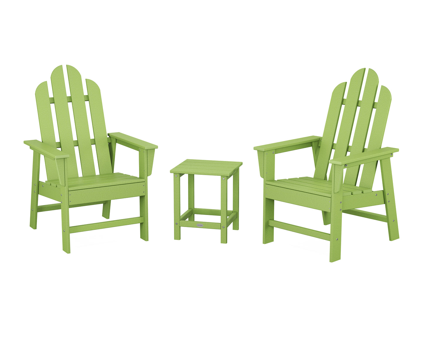 Long Island 3-Piece Upright Adirondack Chair Set