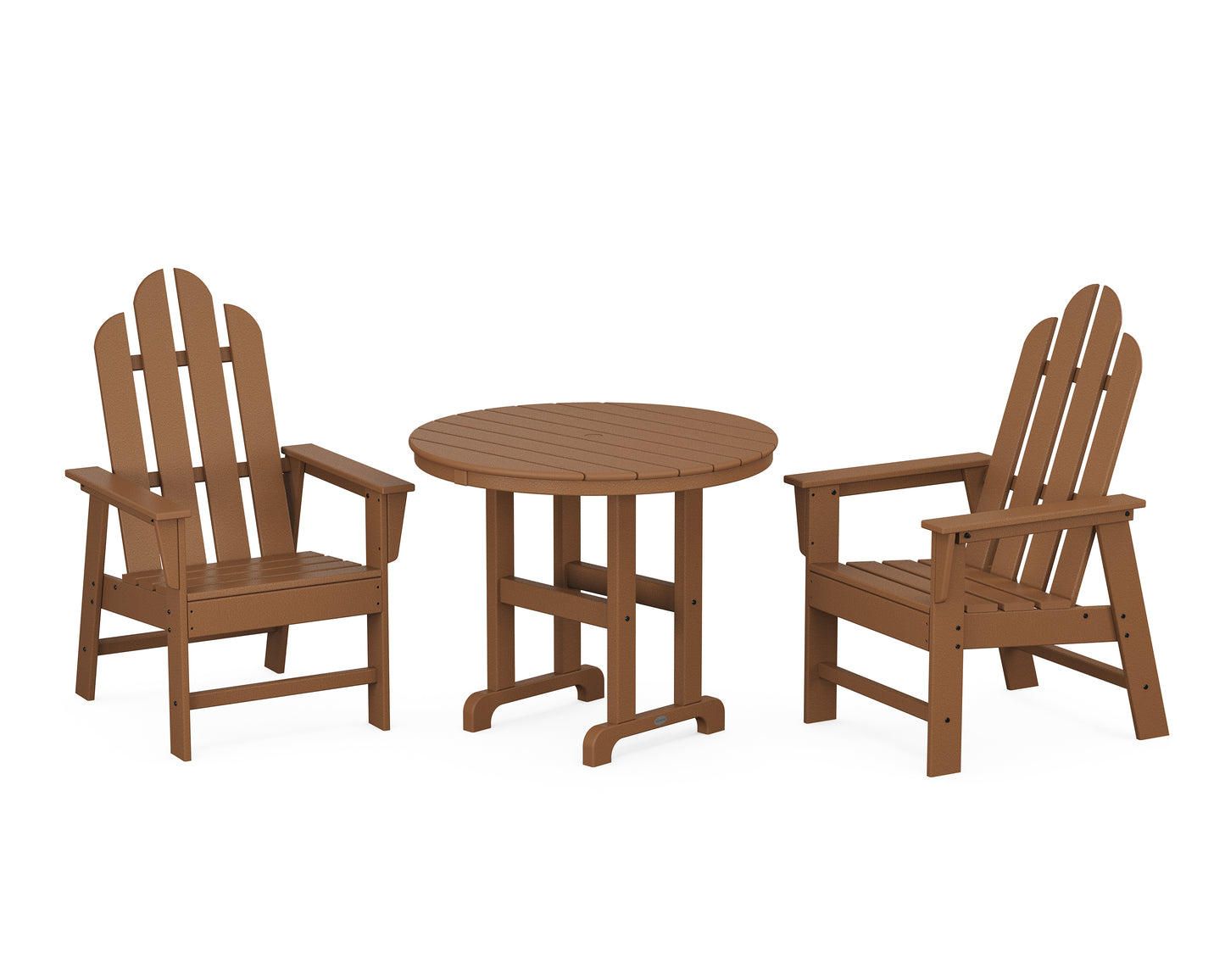 Long Island 3-Piece Round Dining Set