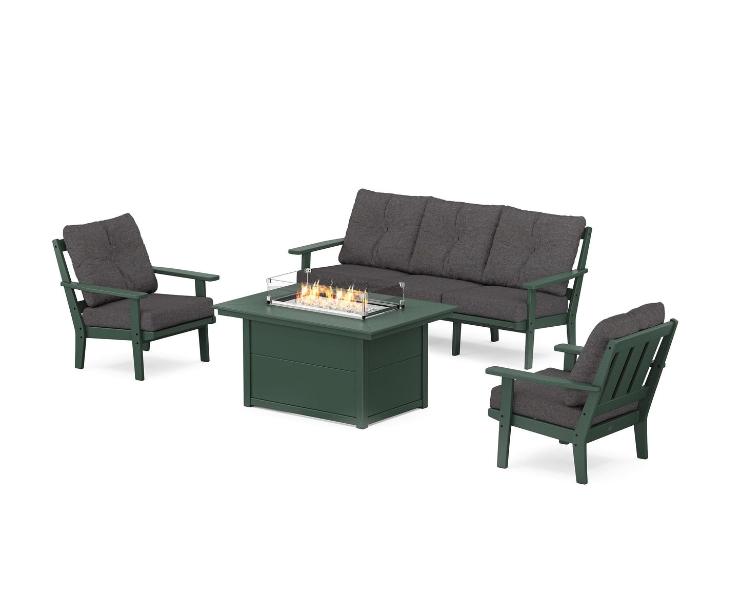 Oxford Deep Seating Fire Pit Table Set