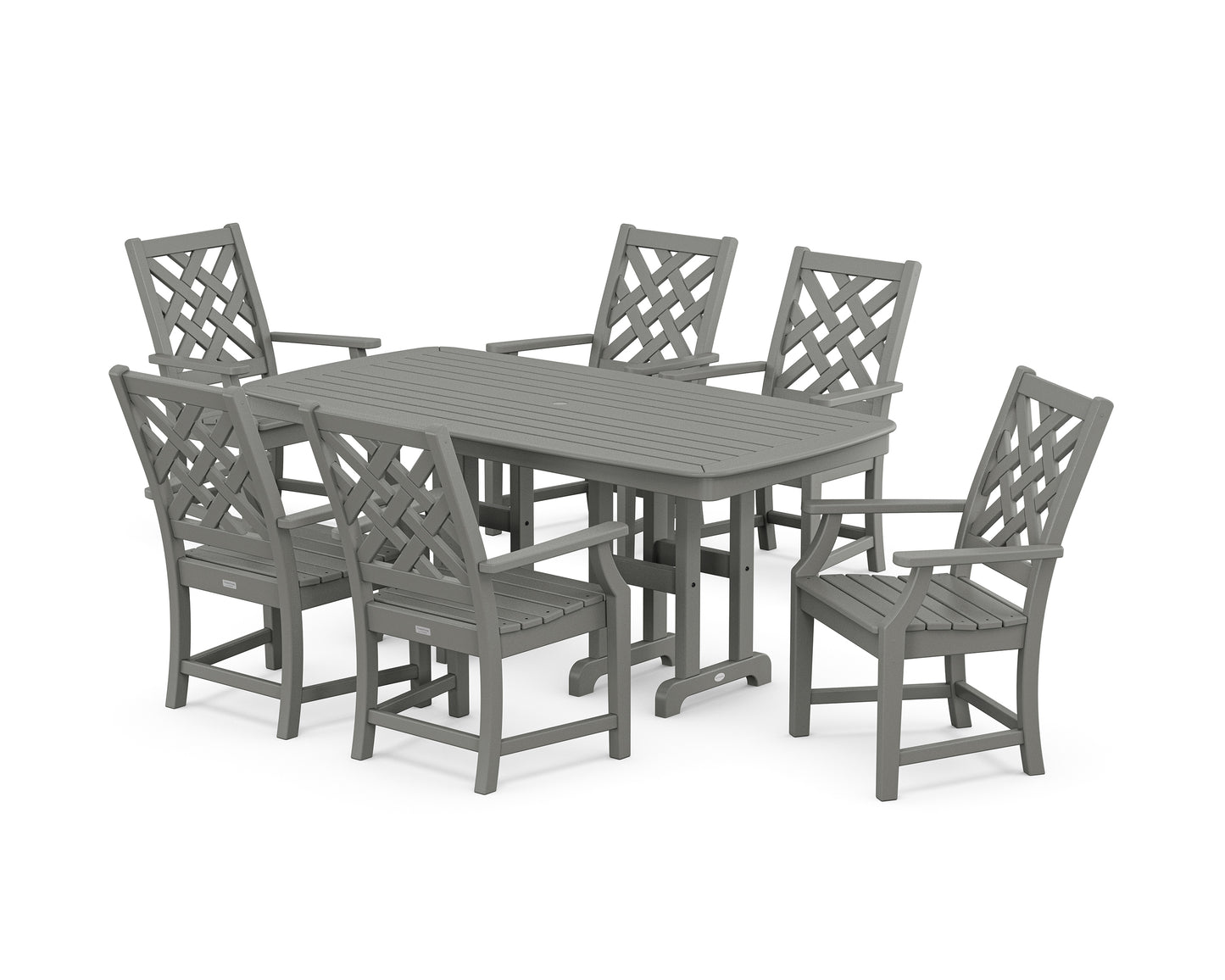 Wovendale Arm Chair 7-Piece Dining Set